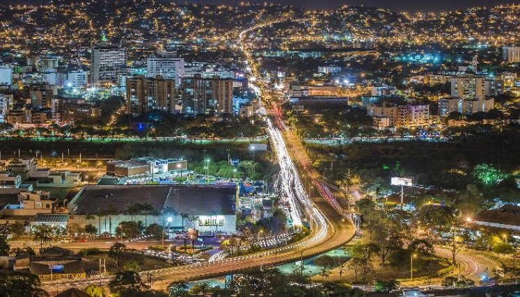 Panorámica de Cúcuta nocturna./Foto archivo La Opinión