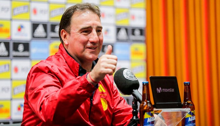 Néstor Lorenzo, técnico de la Selección Colombia. 
