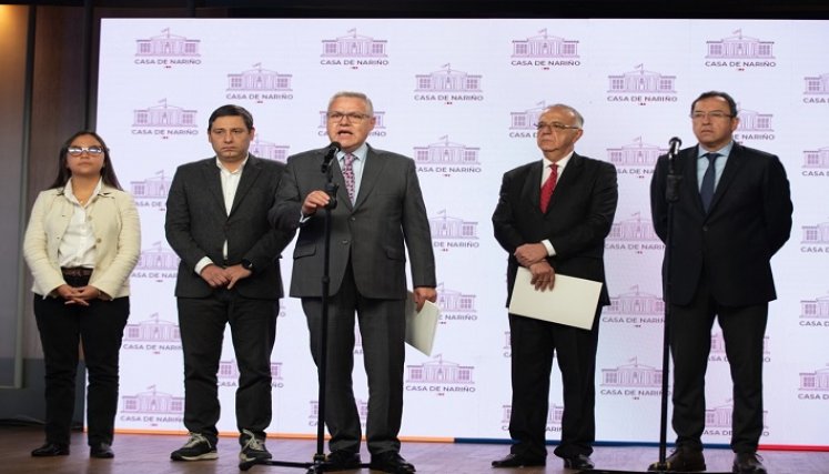Comisión intersectorial para la promoción de la paz, la reconciliación y la participación ciudadana del Gobierno. (Presidencia de Colombia). Gobierno nombra voceros de paz
