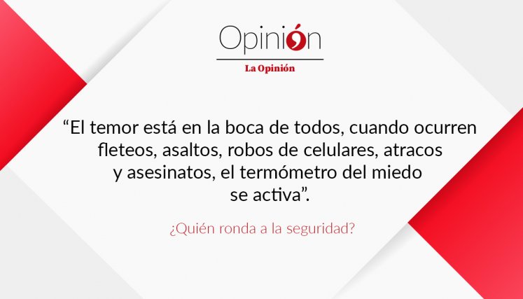 ¿Quién ronda a la seguridad?