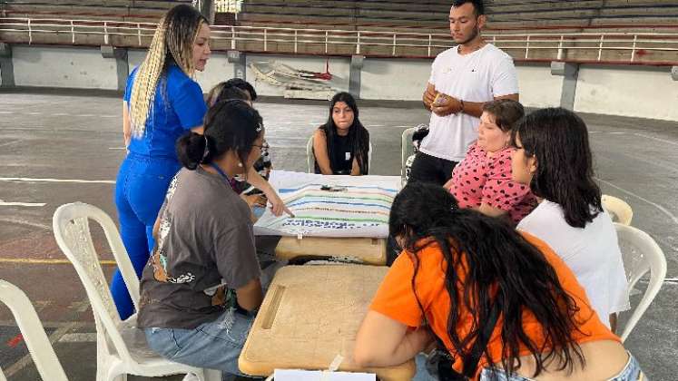 Se han adelantado tres talleres con los jóvenes./Foto Cortesía/La Opinión