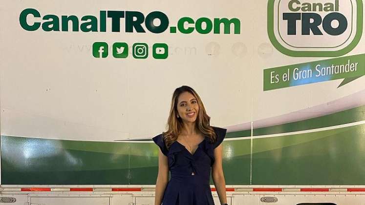 La cucuteña Natalia Parada, presentadora y escritora