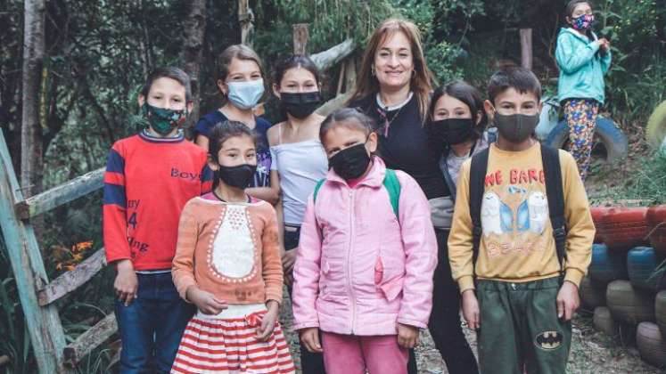 En el territorio las comunidades académicas han tenido como aliada estratégica a Alma Castillo, coordinadora de procesos de educación ambiental de Corponor./Foto cortesía