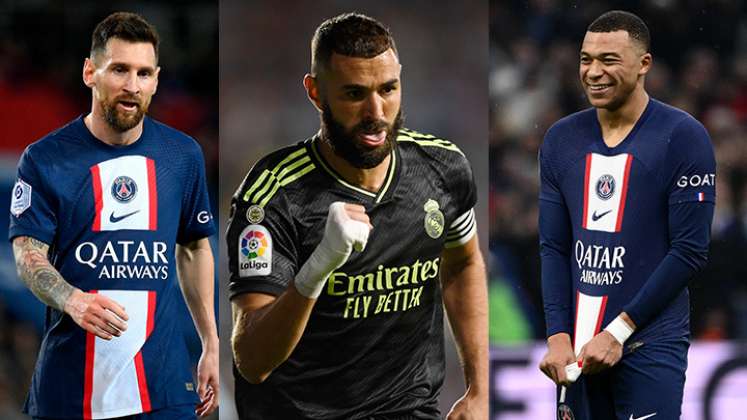 Lionel Messi, Kylan Mbappé y Karim Benzema sueñan con el galardón de la FIFA.