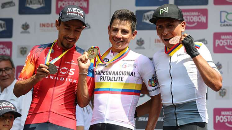 Esteban Chaves, campeón Nacional de Colombia. 