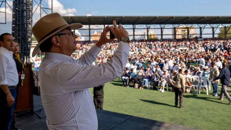 Gustavo Petro, en Málaga