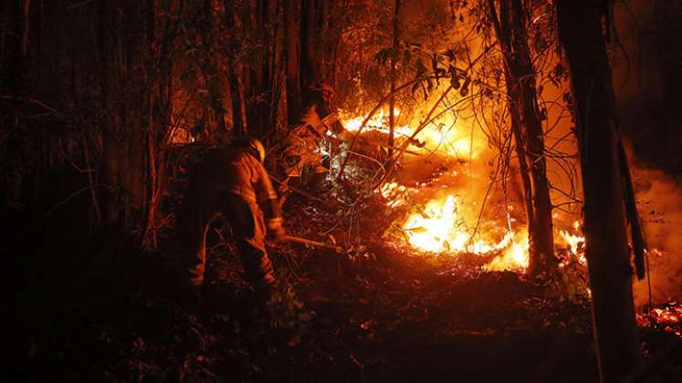 Incendio en Chile