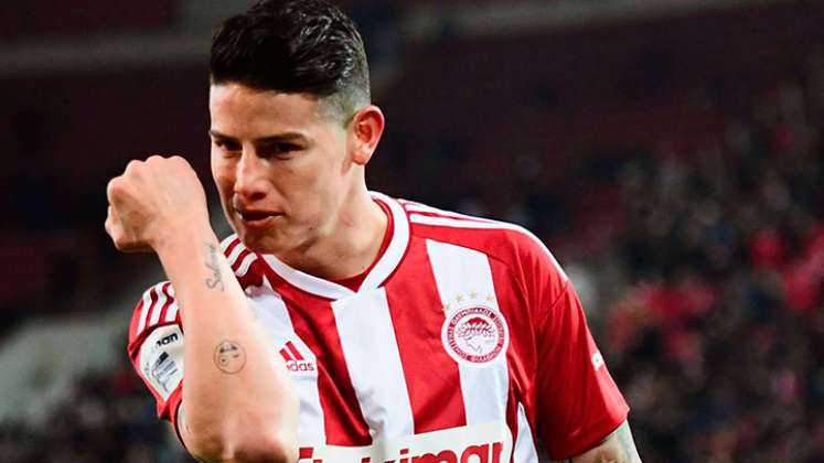 James Rodríguez, Olympiacos. 