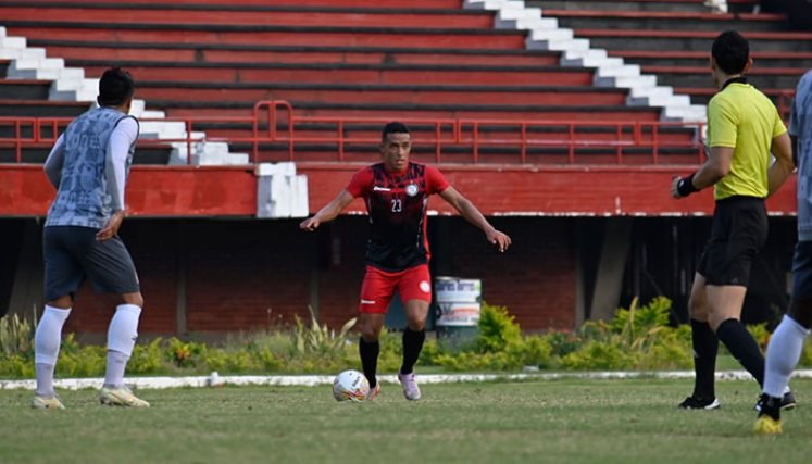 Juan Pablo Díaz, volante del Cúcuta Deportivo. 