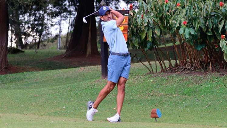 Julián Colmenares Rey, golfista cucuteño. 