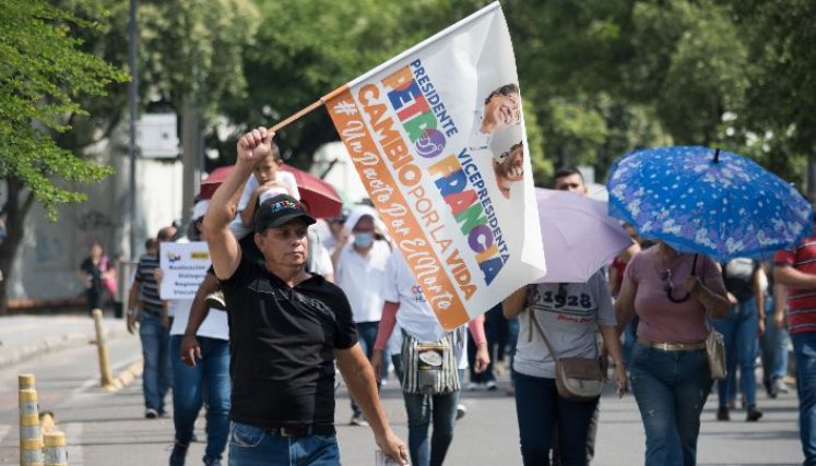 El presidente Gustavo Petro convocó a los colombianos a marchar para apoyar las reformas del Gobierno./Foto archivo La Opinión