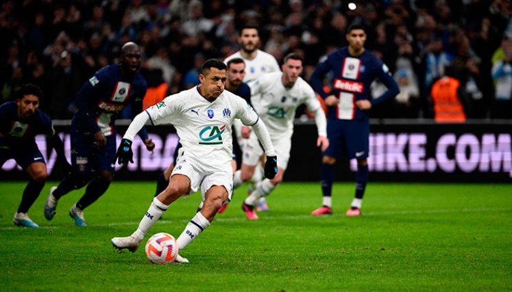 Alexis Sánchez en el Marsella. 
