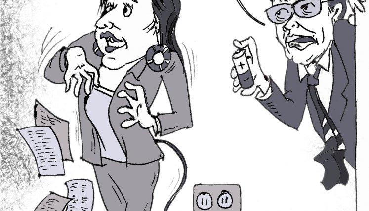 Ministra desconectada 