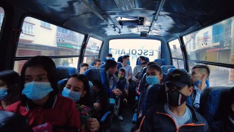 Arrancó el transporte escolar en el municipio de Ocaña, no obstante, la plata solo alcanza hasta mitad de año.