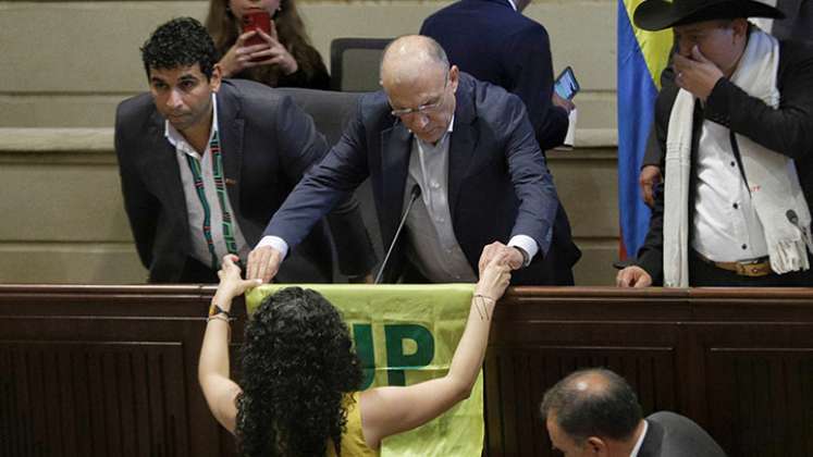 Congreso rindió homenaje y pidió perdón a la UP./Foto: Colprensa