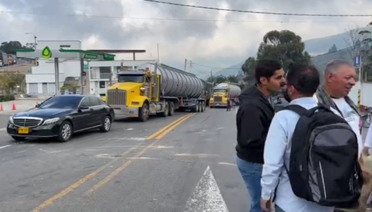 Se levanta el bloqueo en la vía Cúcuta - Pamplona