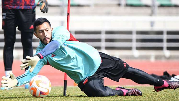 Camilo Vargas, arquero de la Selección Colombia. 