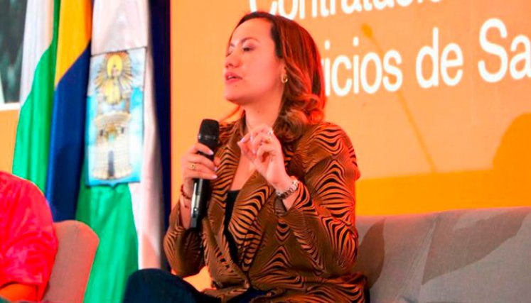 Carolina Corcho, ministra de Salud 