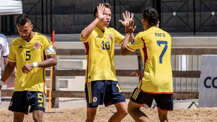 Selección Colombia de fútbol playa. 