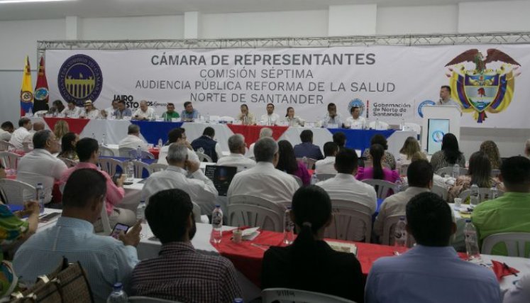 Audiencia sobre reforma a la salud En Villa del Rosario se llevó a cabo una audiencia pública sobre la reforma a la salud./Foto Juan Pablo Cohen-La Opinión