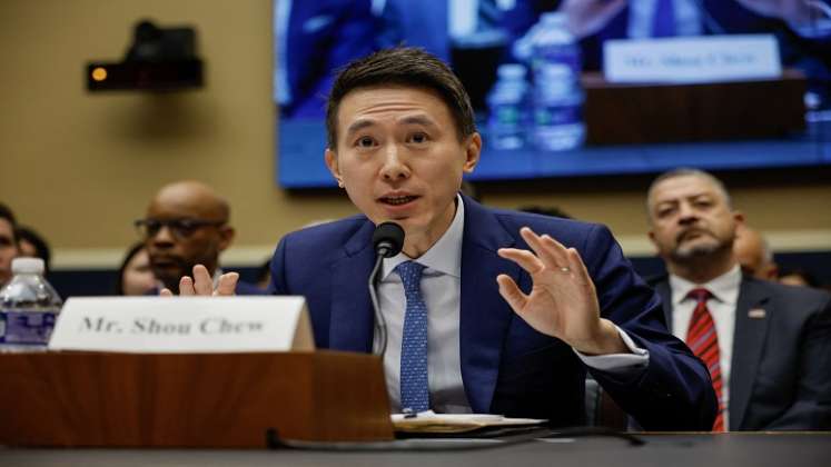  Shou Zi Chew. CEO de TikTok. / Foto: AFP