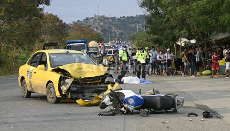 Accidente en el Anillo Vial de Cúcuta