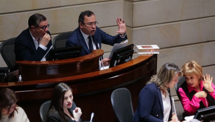 La reforma política de Gustavo Petro terminó hundida en el Congreso./Foto archivo Colprensa