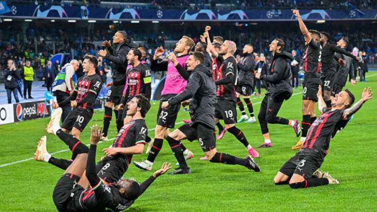 El Milan de Italia avanzó a las semifinales de la Liga de Campeones.