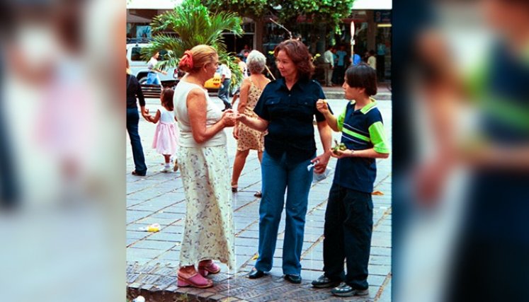 Gitanas del parque Santander de Cúcuta