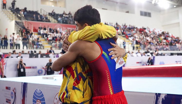 Ángel Barajas, gimnasta