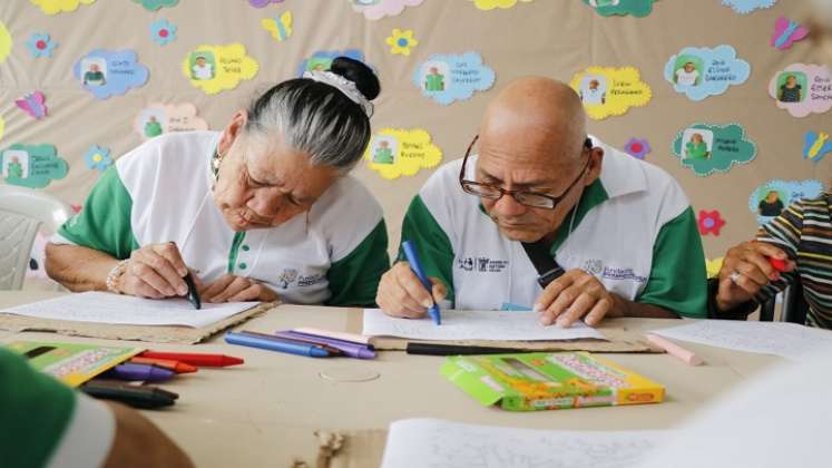 Palabras del recuerdo entre los abuelos.