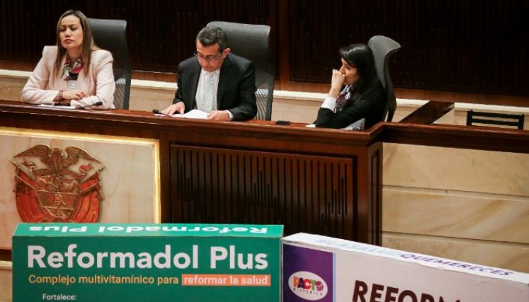 Con esta ya son dos las batallas que logra ganar la ministra de Salud, Carolina Corcho, en su intento por sacar adelante la reforma./ Foto Colprensa