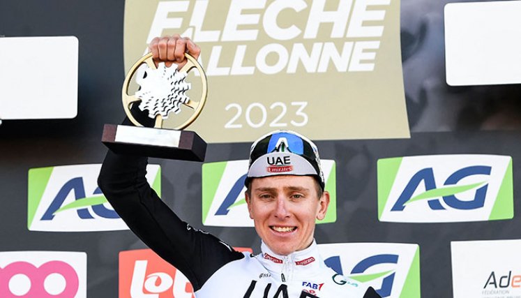 Tadej Pogacar, Flecha Valona 2023. 
