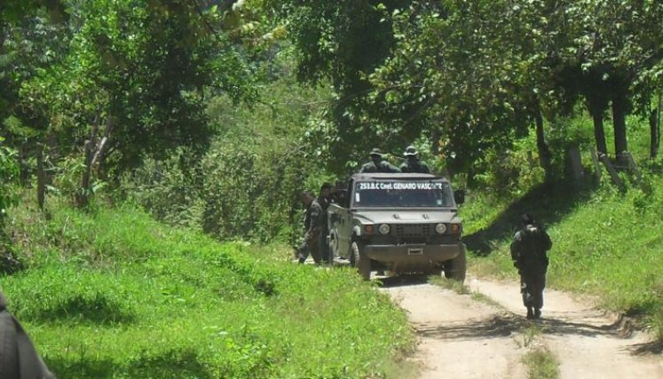 Campesios del corregimiento de San Faustino denuncian constantes incursiones de la guardia venezolana/Foto cortesía