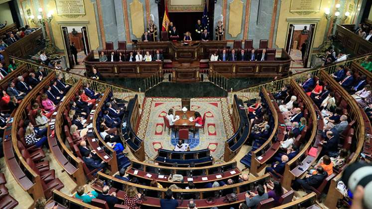 Gustavo Petro en el Congreso de España