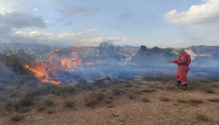 El llamado a los pobladores es evitar las quemas, debido al riesgo de incendio en las zonas vegetales. / Foto Cortesía.