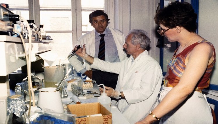 Investigadores sida. / Foto: AFP