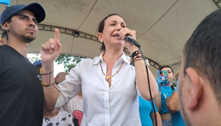 Maria Corina en San Cristobal