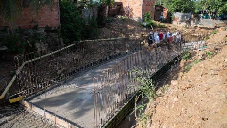 Obras de contención por invierno.