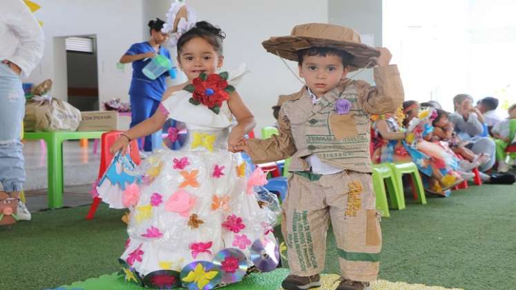 Niños dan una lección a los grandes reciclando material en las escuelas./Foto: Cortesía.