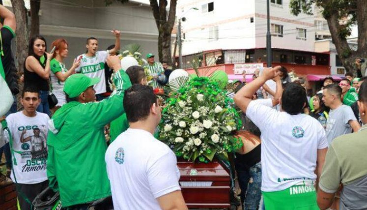 Cuatro heridos tras ataque durante sepelio de hinchas de Nacional en Girón