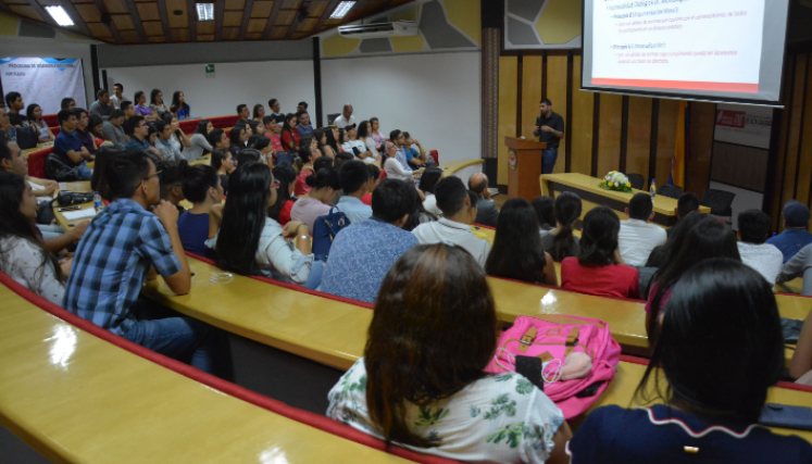 Aula máxima de la universidad Libre de Cúcuta/Foto Cortesía Aula máxima de la universidad Libre de Cúcuta/Foto Cortesía