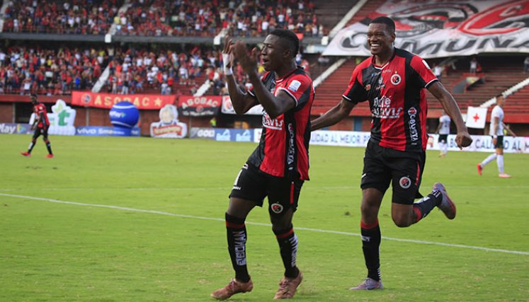 Con Gol de Moreno el Cúcuta Celebra. Foto: Juan Pablo Cohen / La Opinión