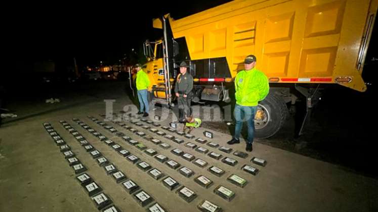 Era una 'narcovolqueta' con 115 kilos de cocaína escondidos, en Cúcuta