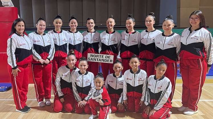 La selección de gimnasia aeróbica de Norte hizo una buena presentación en el Nacional de Zipaquirá.