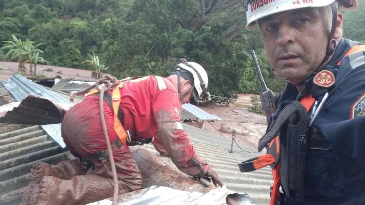 Unas 70 personas fueron evacuadas hasta el puesto de salud del centro poblado para la atención de primeros auxilios./Fotos Cortesía.