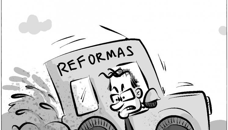 Camino empantanado 
