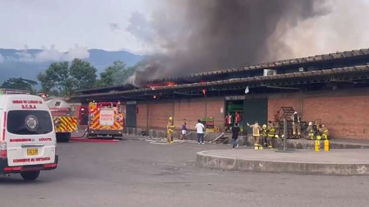 Incendio en Cenabastos. 