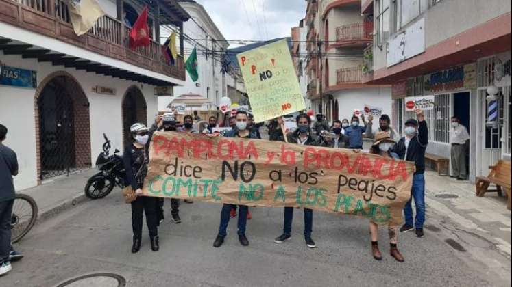 Fueron varias las protestas que hicieron los habitantes de la provincia en contra de la instalación del peaje. 