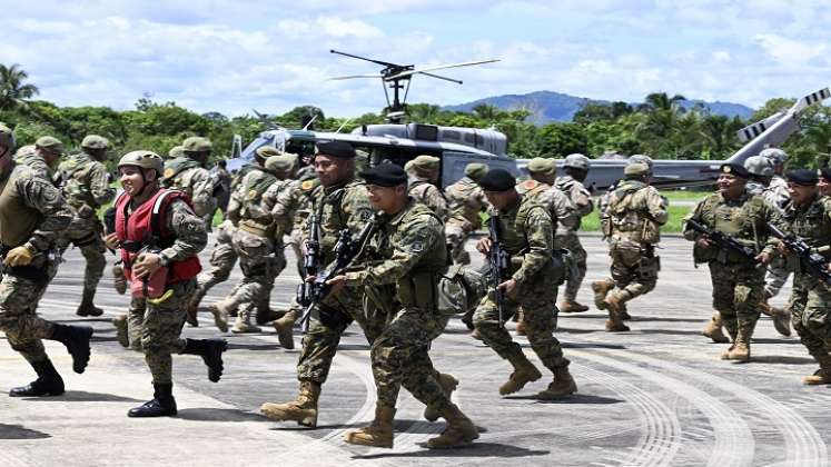 Operación panameña en el Tapón del Darien